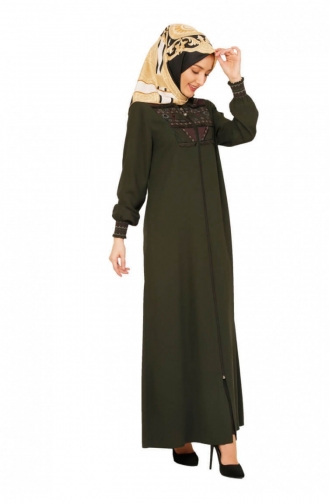 Khaki Abaya 2012SMR.HAK