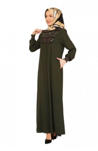 Khaki Abaya 2012SMR.HAK