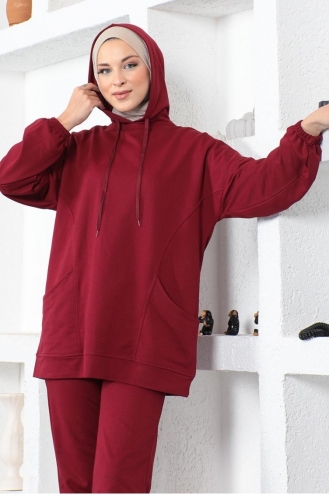 Claret Red Tracksuit 2034MG.BRD