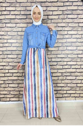 Weiß Hijab Kleider 5032MZ.KBZ