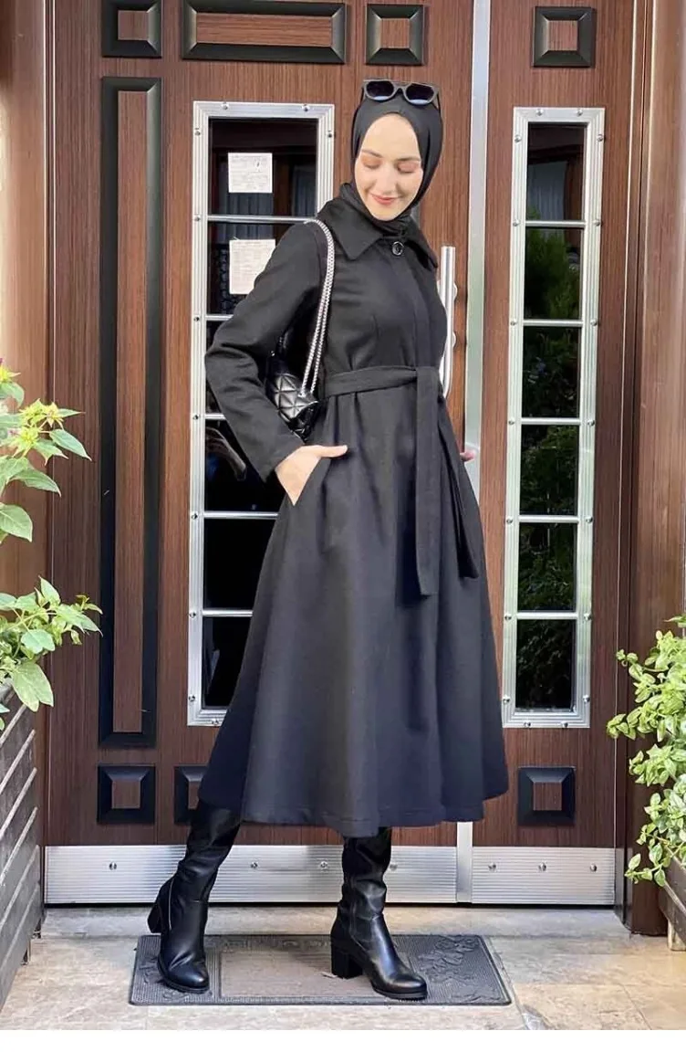 Mevlana Kaşe Kaban Siyah