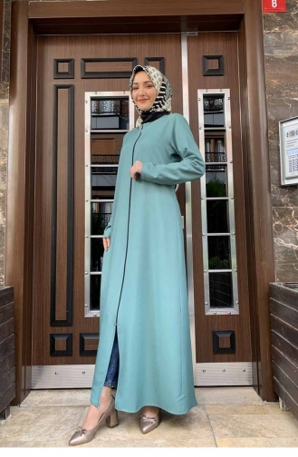 Green Abaya 7003SGS.CYS