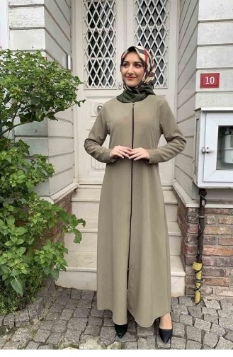 Oil Green Abaya 7003SGS.YYS