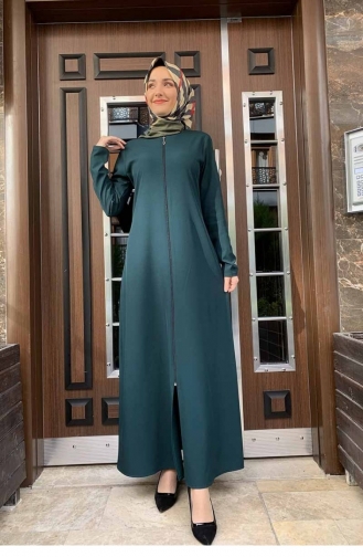 Abayas Vert emeraude 7003SGS.ZMR