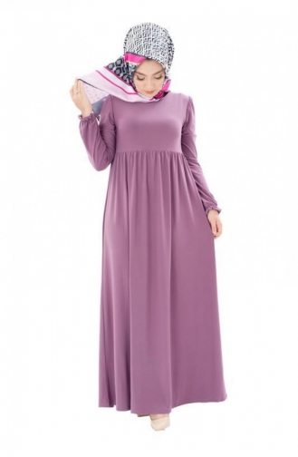 Dusty Rose Hijab Dress 8009ZEN.GKR