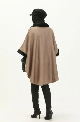 Poncho en Fourrure 1093-01 Vison 1093-01