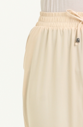 Pocketed Pants 6143-01 Beige 6143-01