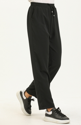 Pantalon avec Poche 6143-07 Noir 6143-07