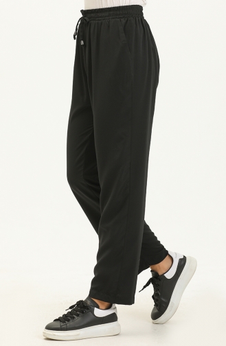 Pantalon avec Poche 6143-07 Noir 6143-07