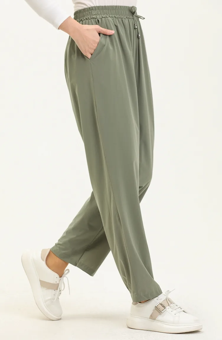 Pantalon à Poches 6143-15 Vert 6143-15