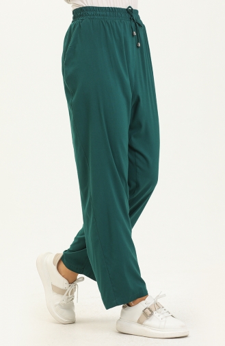 Pantalon à Poche 6143-16 Vert Emeraude 6143-16