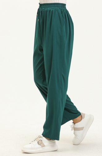 Pantalon à Poche 6143-16 Vert Emeraude 6143-16