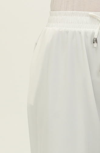 Aerobin Fabric Pocketed Pants 6143-17 Ecru 6143-17