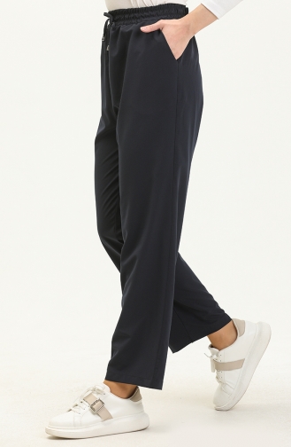 Pocketed Pants 6143-20 Dark Navy Blue 6143-20