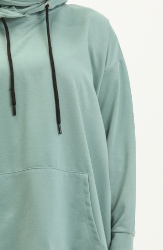 Hooded Sweatshirt 3047-02 Green 3047-02