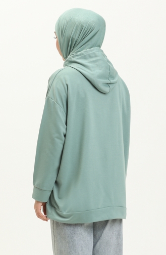 Hooded Sweatshirt 3047-02 Green 3047-02