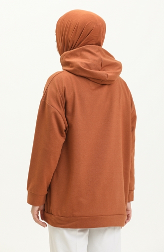 Hooded Sweatshirt 3047-03 Tan 3047-03