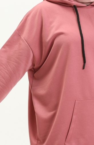 Hooded Sweatshirt 3047-04 Dusty Rose 3047-04