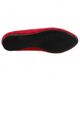  Woman Flat Shoe 19YAYAYK0000021_KR.Kırmızı