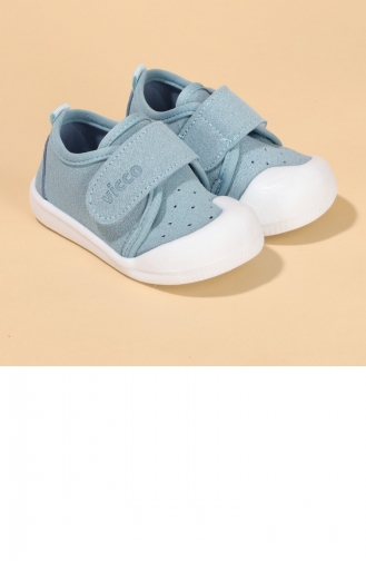 Vicco 950 E19K 224 Anka Kız Erkek Bebek İlk Adım Ayakkabı Mavi