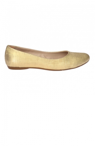  Woman Flat Shoe 20YBABAYK000009_ASA.Altın - Sarısı