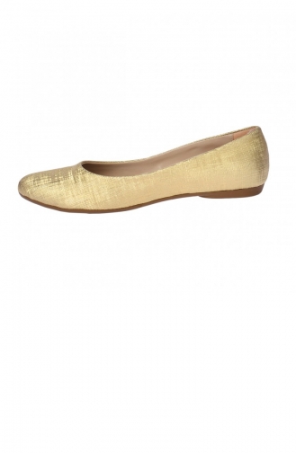  Woman Flat Shoe 20YBABAYK000009_ASA.Altın - Sarısı