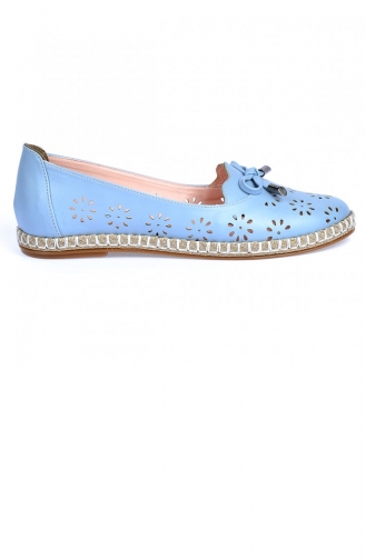  Woman Flat Shoe 20YBABAYK000028_MV.Mavi