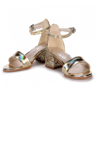 Pantoufles & Sandales Pour Enfants  20YSANKIK000010_AL.Altın