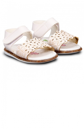  Kinder Pantoffel & Sandalen 21YILKKIK000013_2734.Beyaz