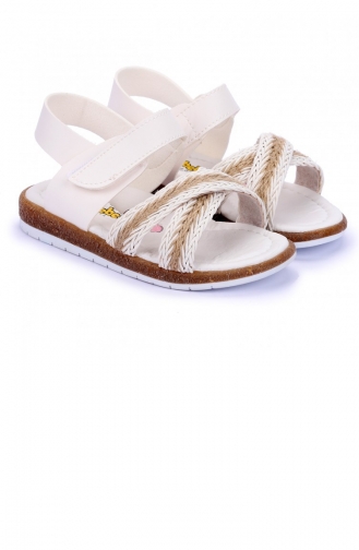  Kid s Slippers & Sandals 21YSANKIK000001_2691.Beyaz