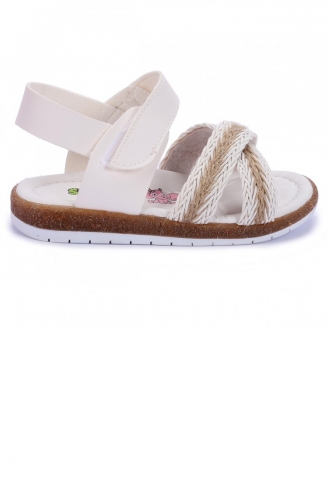  Kid s Slippers & Sandals 21YSANKIK000001_2691.Beyaz