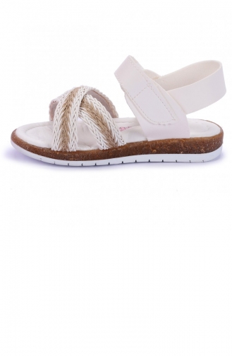  Kid s Slippers & Sandals 21YSANKIK000001_2691.Beyaz