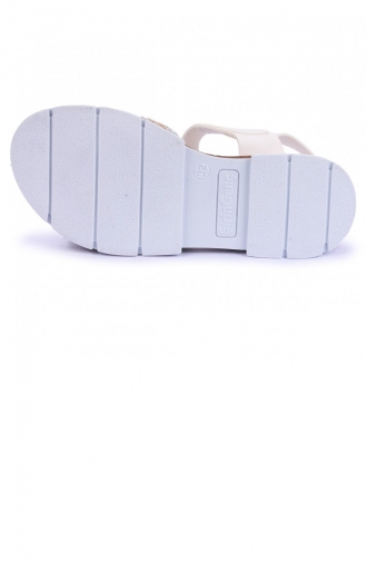  Kid s Slippers & Sandals 21YSANKIK000002_2844.Beyaz - Gümüş