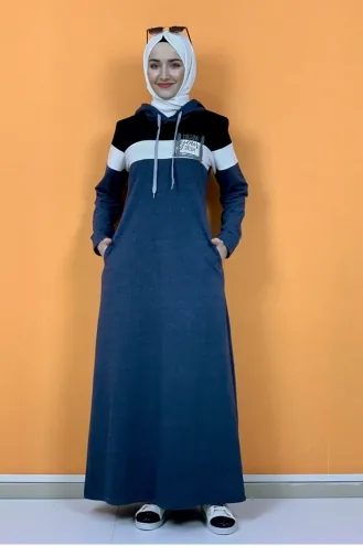 Indigo İslamitische Jurk 1003MG.ING