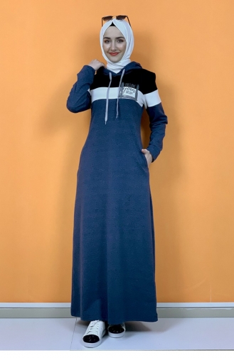 Indigo Hijab Dress 1003MG.ING