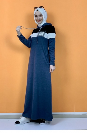 Robe Hijab Indigo 1003MG.ING