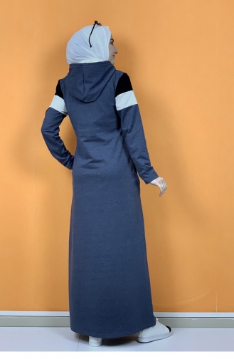 Indigo Hijab Dress 1003MG.ING