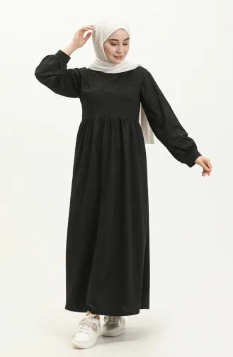 Robe De Sport Froncee 3045-04 Noir 3045-04