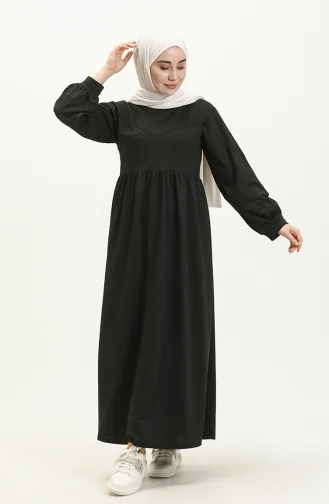 Robe De Sport Froncee 3045-04 Noir 3045-04