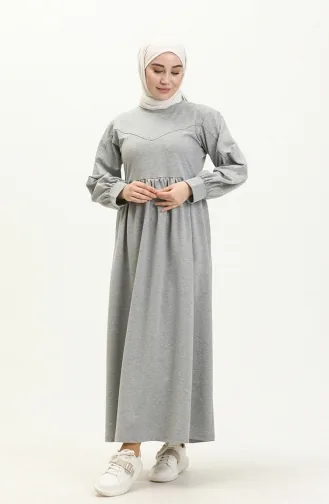 Robe De Sport Froncee 3045-05 Gris 3045-05