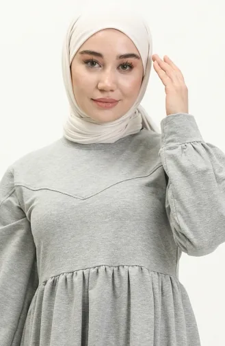 Robe De Sport Froncee 3045-05 Gris 3045-05