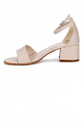 Kiko 769 Cilt Günlük Kız Çocuk 3 Cm Topuk Sandalet Ayakkabı Ten
