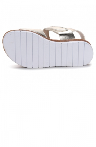 Pantoufles & Sandales Pour Enfants  21YSANKIK000032_AL.Altın