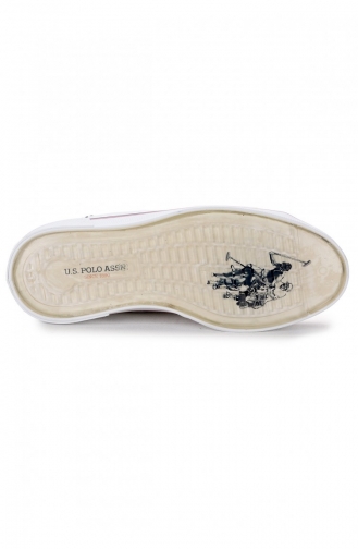 U S Polo Assn Penelope High Wt Günlük Yürüyüş Kadın Spor Ayakkabı Beyaz