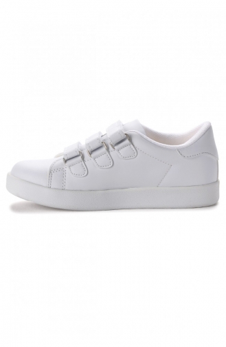 Vicco 313 E19K 100 Oyo Kız Erkek Çocuk Işıklı Spor Ayakkabı Beyaz