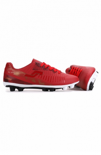 Jump 27881 Krampon Çim Saha Erkek Çocuk Futbol Ayakkabı Kırmızı