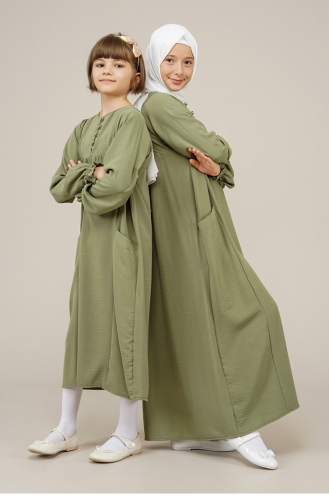 Green Kinderjurk 0034MP.YSL