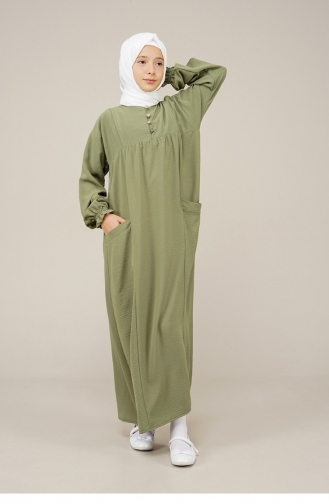 Green Kinderjurk 0034MP.YSL