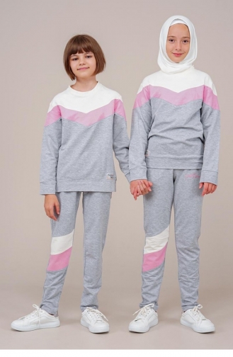 Rosa Baby und Kinder Anzüge 0040MP.PMB
