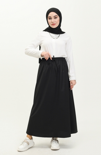 Jupe Taille élastique 202299AETK-01 Noir 10202299AETK-01